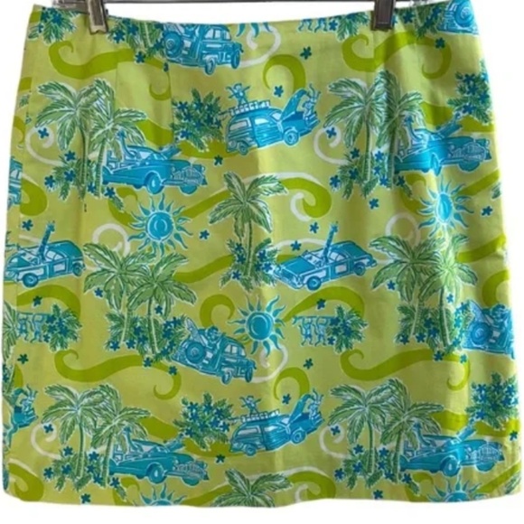 Lilly Pulitzer Yellow, Green, & Blue Cruising Monkey - Picture 1 of 7